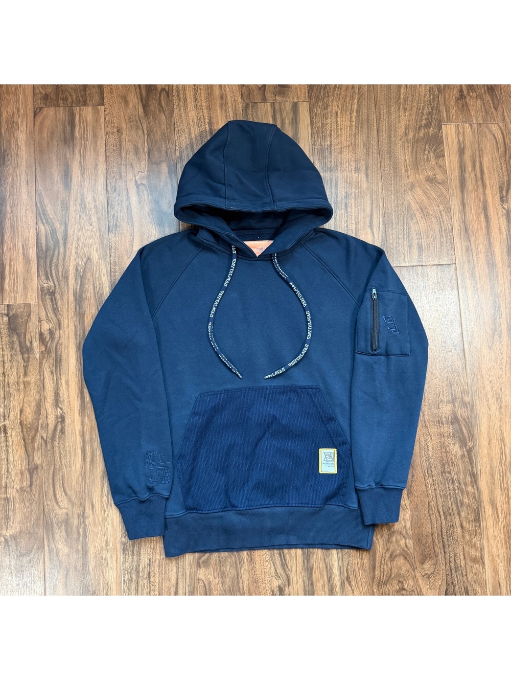 93 Brand Jiu Jitsu Heavyweight Pullover Hoodie Navy Blue Size M BJJ MMA